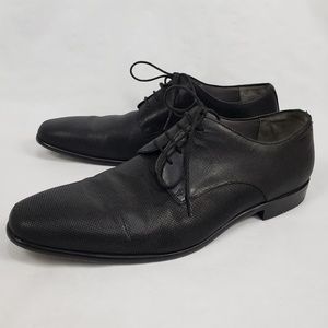 HUGO BOSS textured leather oxfords SJ05